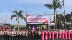 Kapolres Balangan Pimpin Upacara Wisudawan Purna Bhakti, Tiga Perwira Resmi Akhiri Masa Dinas