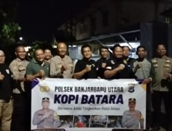 Kopi Batara Jadi Wadah Serap Aspirasi Warga, Polsek Banjarbaru Utara Tingkatkan Patroli Cegah Gangguan Kamtibmas
