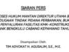 HAK KOREKSI: PROSES HUKUM MANTAN DIREKTUR UTAMA BANK BENGKULU