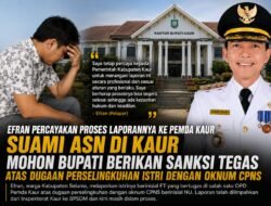 Efran Percayakan Penanganan Laporan Dugaan Perselingkuhan Istri Sahnya kepada Pemkab Kaur