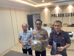 Polsek Lubuk Baja Amankan Dua Tersangka Beserta 74 Cartridge Vape Mengandung Etomidate