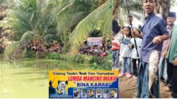 Peringati HUT RI ke-81, KUD Produsen Bina Karya Desa Sinunukan V mengadakan Lomba Mancing Mania