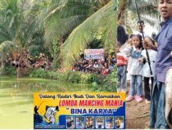Peringati HUT RI ke-81, KUD Produsen Bina Karya Desa Sinunukan V mengadakan Lomba Mancing Mania