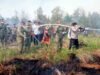 Pangkodau II Tinjau Penanganan Karhutla di Kalsel, TNI AU Perkuat Operasi Udara