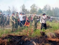Pangkodau II Tinjau Penanganan Karhutla di Kalsel, TNI AU Perkuat Operasi Udara