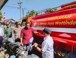 Polsek Kurau Gelar Apel Gabungan, IPTU Bambang Hariansyah Tegaskan Kesiapan Hadapi Karhutla