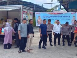 Polsek Batu Ampar dan Bulog Gelar Operasi Pasar Murah untuk Bantu Masyarakat Kampung Seraya