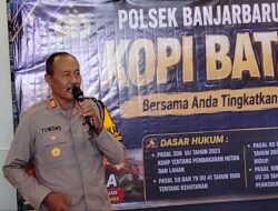 KOPI BATARA POLSEK BANJARBARU UTARA SERAP ASPIRASI WARGA, KARHUTLA JADI PERHATIAN