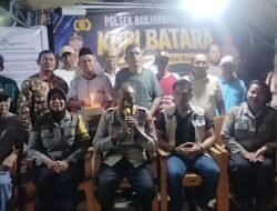 Kopi Batara Polsek Banjarbaru Utara Bahas Karhutla hingga Gangguan Kamtibmas di Guntung Paikat