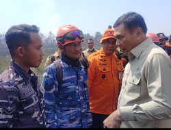 Tinjau Pos Pantau Pengayuan, Menko Polkam Optimistis Karhutla di Kalimantan Selatan Terkendali