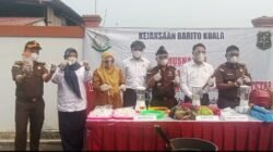 Kejaksaan Negeri Batola Kuala, Musnahkan Barang Rampasan Atau  Barang Bukti Yang Sudah Berkekuatan Hukum Tetap.