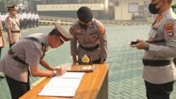 Sertijab Pejabat Polres Balangan, Kapolres tekankan Komitmen Perkuat Komitmen Pelayanan Masyarakat