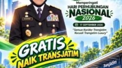 HARHUBNAS 2026, GUBERNUR KHOFIFAH GRATISKAN TRANS JATIM 17 SEPTEMBER