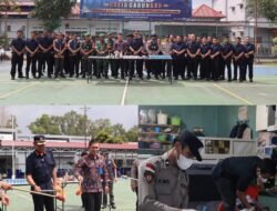 Perkuat Deteksi Dini Gangguan Kamtib, Lapas Batam Gelar Razia Gabungan dan Tes Urine
