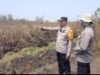Karhutla Berhasil Dikuasai, Polsek Banjarbaru Utara Waspadai Bara Api di Bawah Gambut