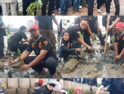Ketua DPC GRIB Jaya Jumata Hadiri Tanam 1.000 Pohon Mangrove di Pesisir Pantai Tanjung Uma