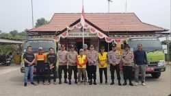 Kemarau Panjang, Polsek Aluh-Aluh Dan Kementrian PU Salurkan Air Bersih untuk Ratusan KK