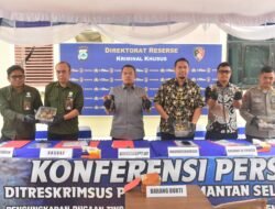 Ditreskrimsus Polda Kalsel Bongkar Perdagangan Sisik Trenggiling, 57,8 Kg Dan Paruh Burung Rangkong
