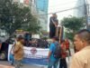 Terdampak PHK, Edi Sopian DKK Orasi di Depan BRI Medan. ADA APA.?