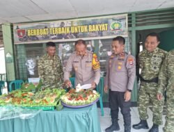 Polsek Banjarbaru Utara dan Cempaka Sambangi Koramil, Perkuat Sinergitas TNI-Polri di HUT ke-81 TNI