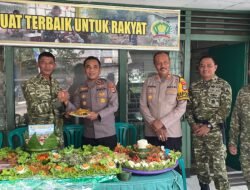 Perkuat Kebersamaan, Polsek Cempaka dan Banjarbaru Utara Beri Kejutan HUT ke-81 TNI