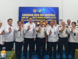 Perkuat sinergi BNNK Banjarbaru Bersama Kanwil Dirjen Pemasyarakatan  Kalsel, Bahas Program P4GN