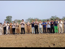 Polsek Banjarbaru Utara Bersama Kelompok Tani Siapkan 44 Hektare Lahan Jagung di Sungai Ulin