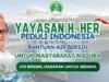 Kepedulian Yayasan Haji Her Bantu Air Bersih Patut Diacungi Jempol