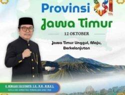 HUT Jatim ke-81, Henggar: Jawa Timur Unggul, Maju Berkelanjutan dan Selamat Untuk 4 Orang Best Employee Biro AP